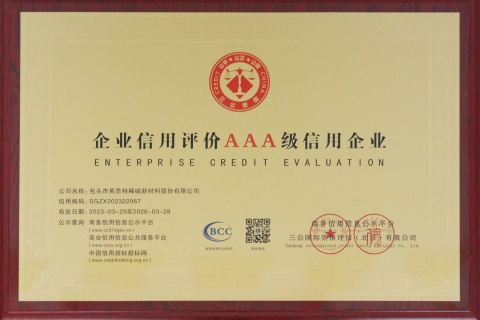 企業(yè)信用評(píng)價(jià)AAA級(jí)信用企業(yè)